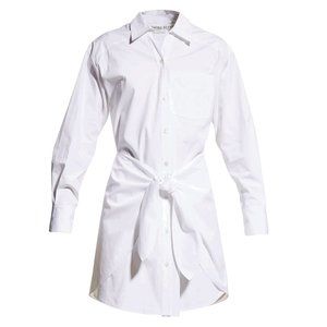 VERONICA BEARD Roanoke Tie-Front Shirtdress